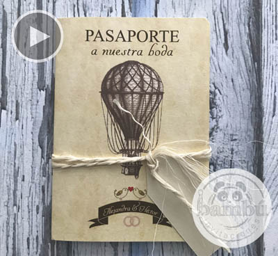 foto tarjeta pasaporte vintage